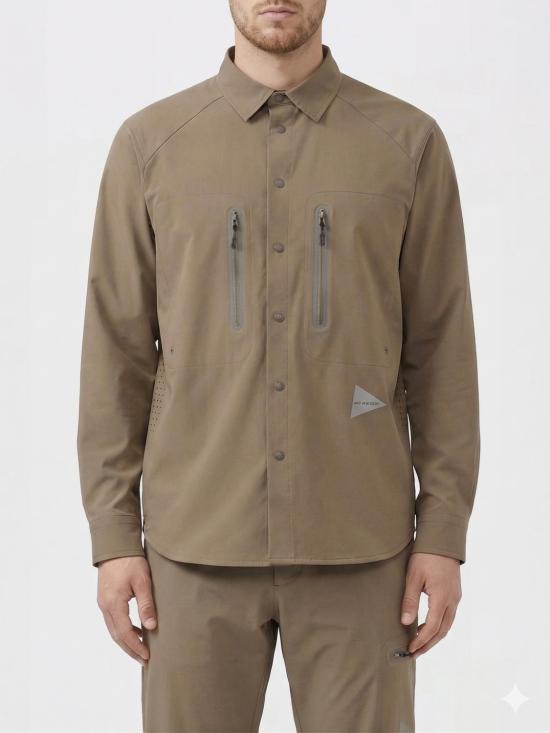 26SS 앤드원더 긴팔 셔츠 5746953019 182 Kaki