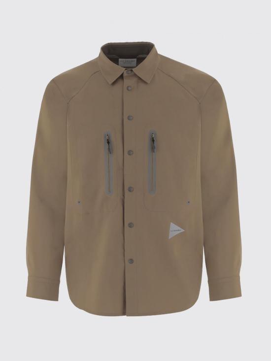 26SS 앤드원더 긴팔 셔츠 5746953019 182 Kaki - AND WANDER