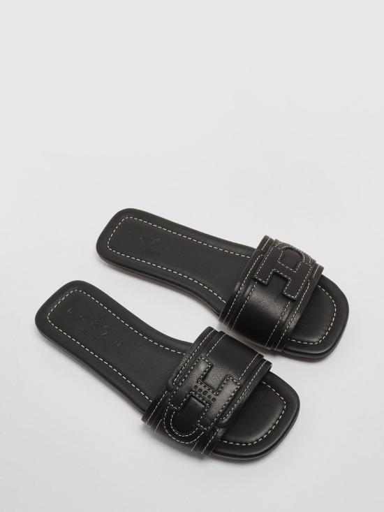26SS 호간 뮬/슬리퍼 HXW6850GC20KXT B999 Black - HOGAN