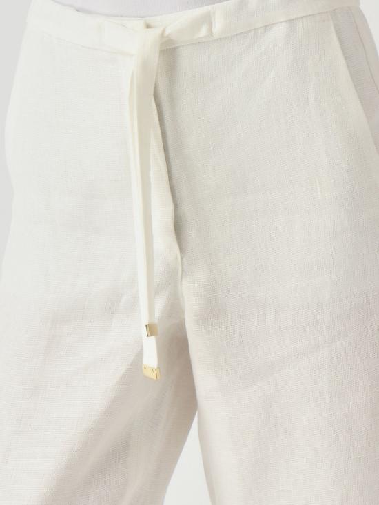 26SS 에스막스마라 스트레이트 팬츠 2619131013600 001 White - 'S MAX MARA