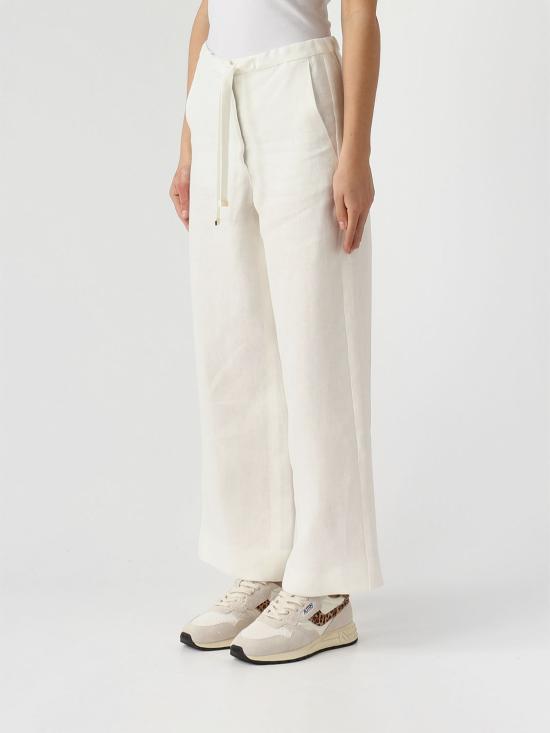 26SS 에스막스마라 스트레이트 팬츠 2619131013600 001 White - 'S MAX MARA