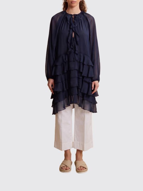 26SS 라 마티나 롱 원피스 WCD002VL079 07017 Navy