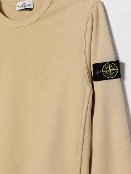 26SS [키즈] 스톤 아일랜드 풀오버 6100005S0040 V0090 Beige - STONE ISLAND