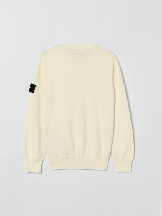 26SS [키즈] 스톤 아일랜드 풀오버 5100001S00B2 V0001 White - STONE ISLAND