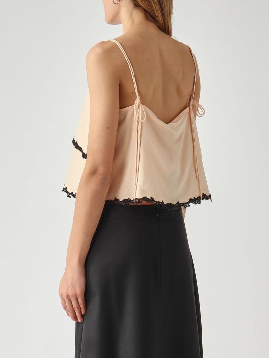 26SS 핑코 민소매 티셔츠 106893A3AV OZ2 Blush Pink - PINKO