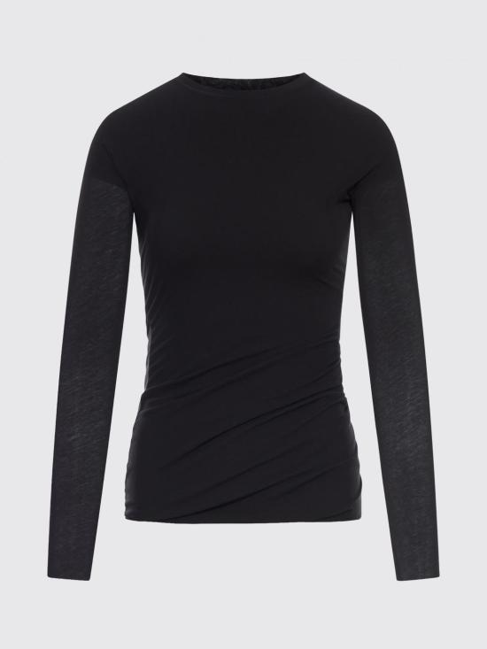 26SS 질샌더 긴팔 티셔츠 J03NH0036J20342 001 Black - JIL SANDER