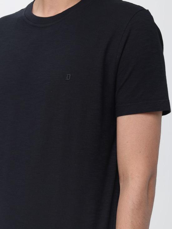 26SS 돈답 반팔 티셔츠 US371JF0195UZL4 999 Black - DONDUP