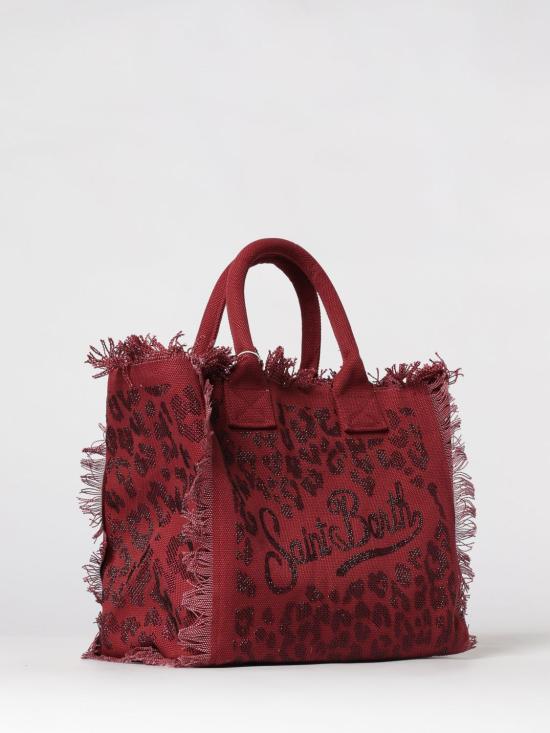 26SS 세인트바쓰 토트백 VANI001 00269L Burgundy - MC2 SAINT BARTH