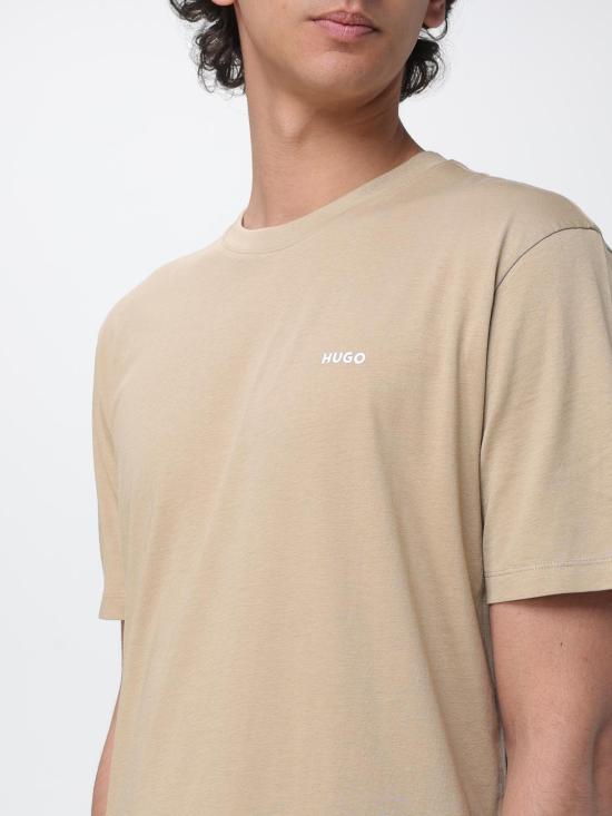 26SS 휴고보스 반팔 티셔츠 50466158 269 Beige - HUGO BOSS