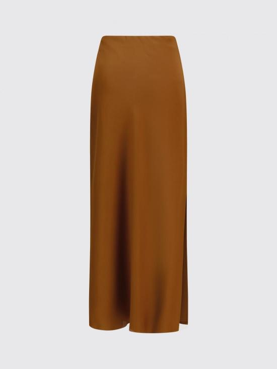 26SS 브루넬로 쿠치넬리 바이어스 컷 맥시 스커트 M0H38G3396 C9311 Leather - BRUNELLO CUCINELLI
