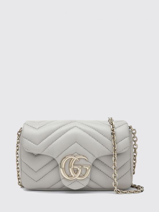 26SS 구찌 GG 마몽 미니 숄더백 841290AAFAX 1712 Grey