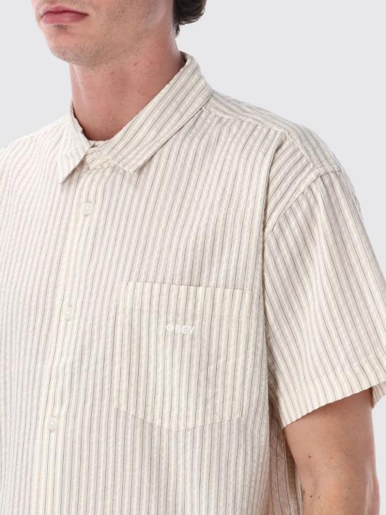 26SS 오베이 반팔 셔츠 181210453 UBL Cream - OBEY