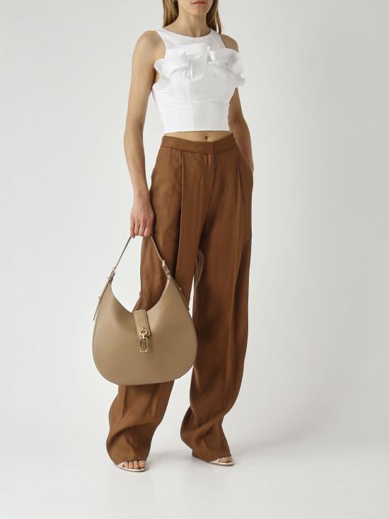 26SS 엘리자베타프랜치 팔라초 팬츠 PA17962E2 600 Brown - ELISABETTA FRANCHI