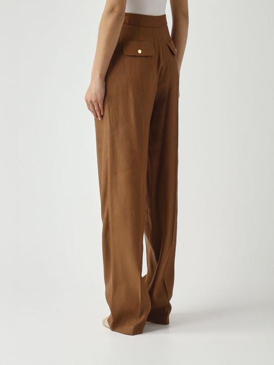 26SS 엘리자베타프랜치 팔라초 팬츠 PA17962E2 600 Brown - ELISABETTA FRANCHI