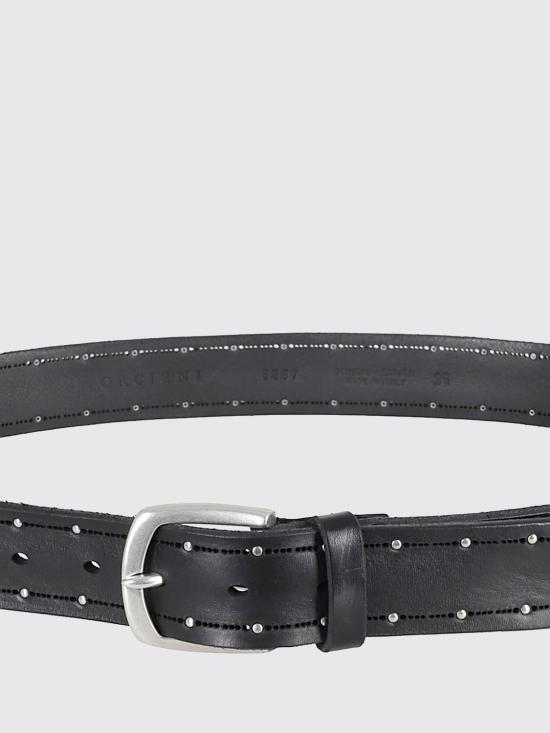 26SS 오르치아니 가죽 벨트 U08387BUS NERO Black - ORCIANI