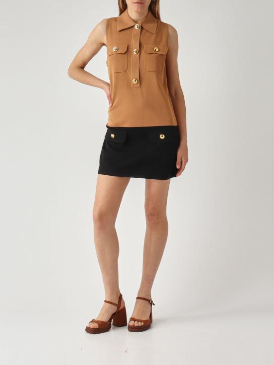 26SS 엘리자베타프랜치 숏 원피스 AM31B62E2 AM4 Black - ELISABETTA FRANCHI