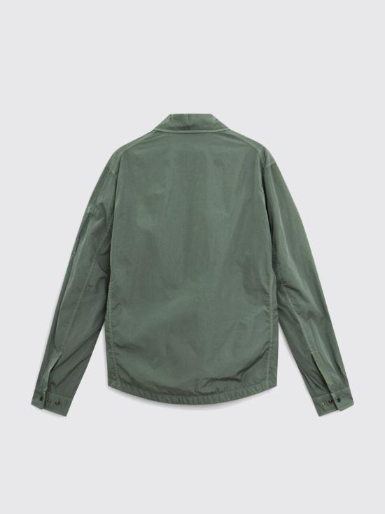 26SS 씨피 컴퍼니 크롬-R 지퍼 렌즈 오버셔츠 20CMOS710A005904G 668 Green - C.P. COMPANY