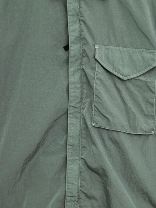26SS 씨피 컴퍼니 크롬-R 지퍼 렌즈 오버셔츠 20CMOS710A005904G 668 Green - C.P. COMPANY