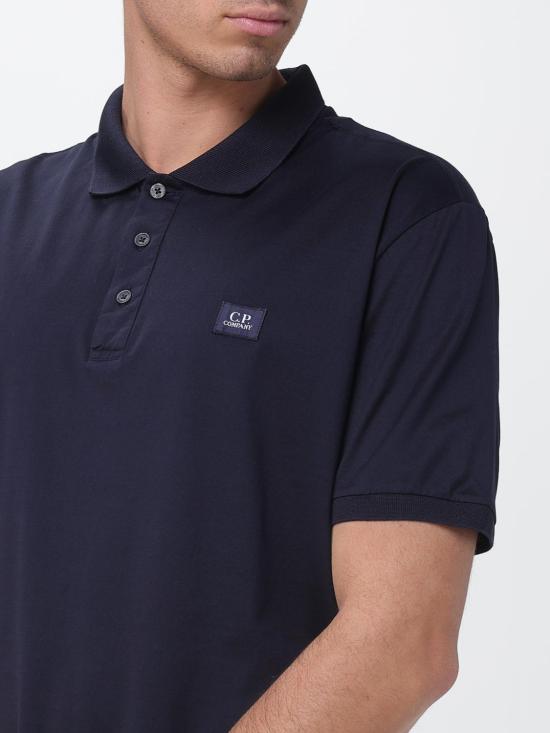 26SS 씨피 컴퍼니 폴로 티셔츠 20CMPL115A006374G 888 Blue - C.P. COMPANY