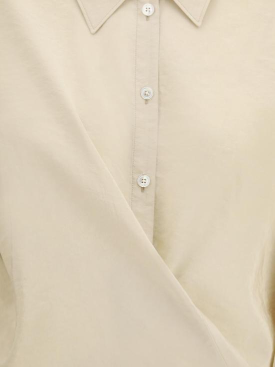 26SS 르메르 스트레이트 칼라 트위스트 셔츠 SH1141LF1308 BG235 Milk - LEMAIRE