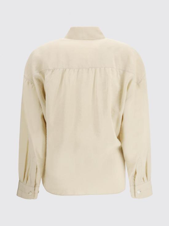 26SS 르메르 스트레이트 칼라 트위스트 셔츠 SH1141LF1308 BG235 Milk - LEMAIRE