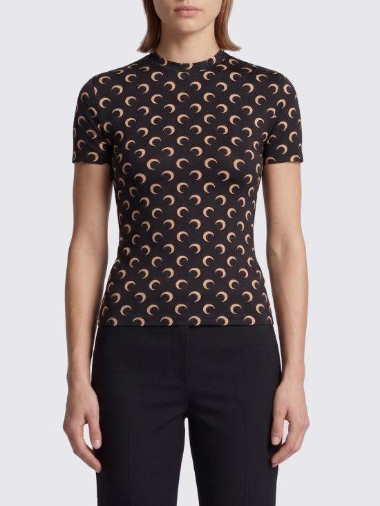 26SS 마린세르 반팔 티셔츠 UTS001ACJER0001 IT99 Black