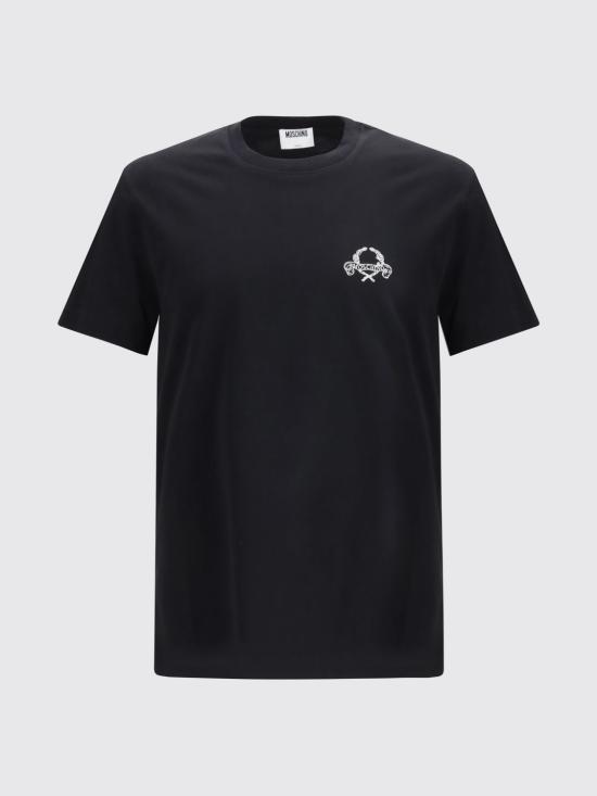 26SS 모스키노 반팔 티셔츠 261ZZA07180241 1555 Black - MOSCHINO
