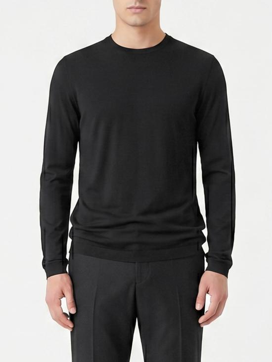 26SS 조르지오 아르마니 긴팔 티셔츠 3GST51SJP4Z UC99 Black