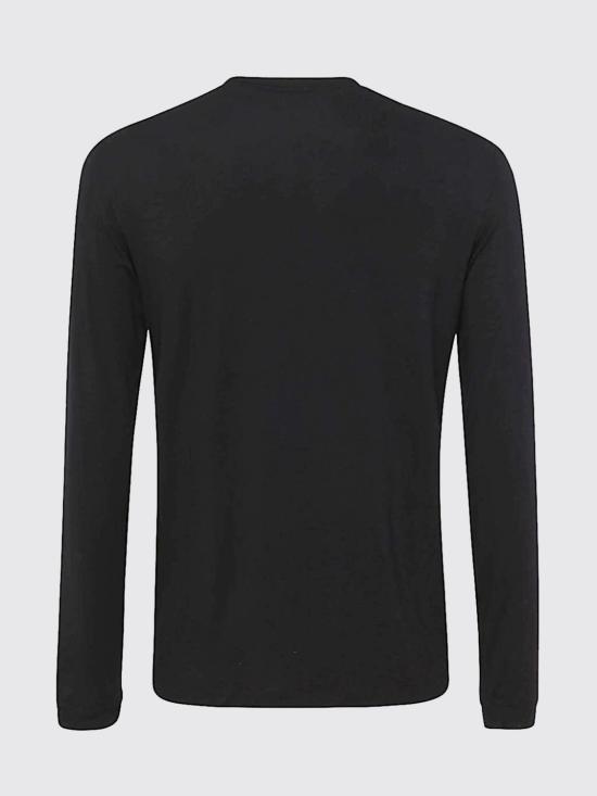 26SS 조르지오 아르마니 긴팔 티셔츠 3GST51SJP4Z UC99 Black - GIORGIO ARMANI