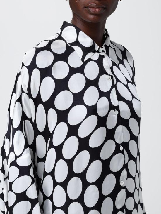 26SS 드리스 반 노튼 블라우스 2610107003017 900 Black - DRIES VAN NOTEN