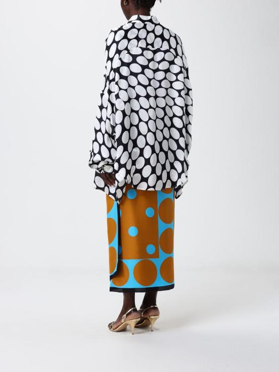 26SS 드리스 반 노튼 블라우스 2610107003017 900 Black - DRIES VAN NOTEN