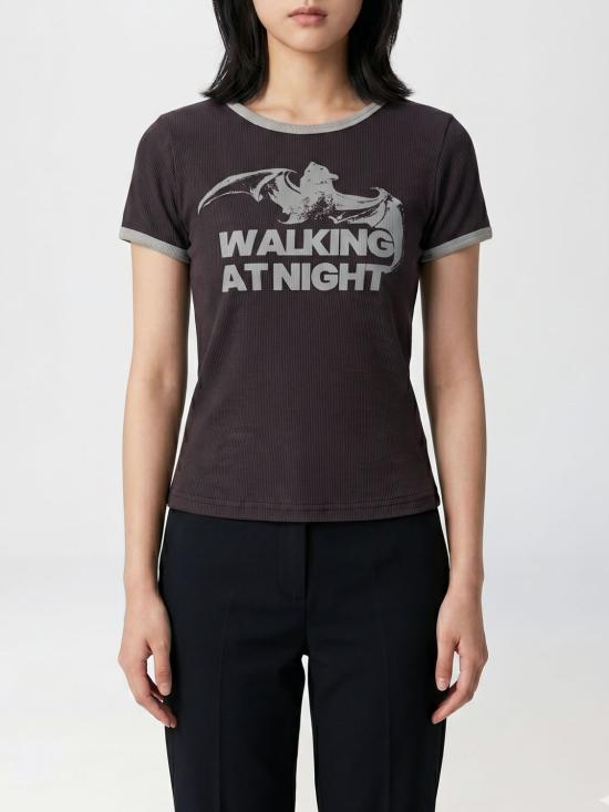 26SS 로아 반팔 티셔츠 YBWW017JY06 BLK0020 Black