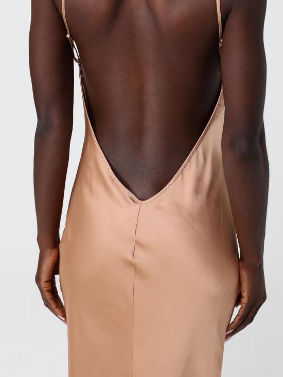 26SS 엘리자베타프랜치 롱 원피스 ABR3462E2 EV8 Gold - ELISABETTA FRANCHI