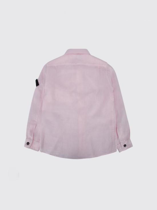 26SS [키즈] 스톤 아일랜드 셔츠 1100003S0145 V0080 Pink - STONE ISLAND