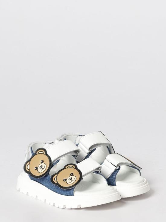 26SS [키즈] 모스키노 스니커즈 83027 5 White - MOSCHINO