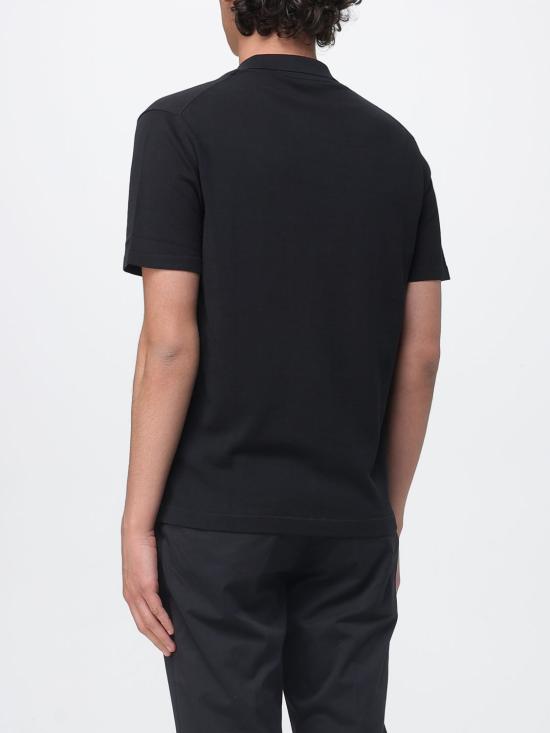 26SS 돈답 폴로 티셔츠 UT122M00699UPTR 999 Black - DONDUP