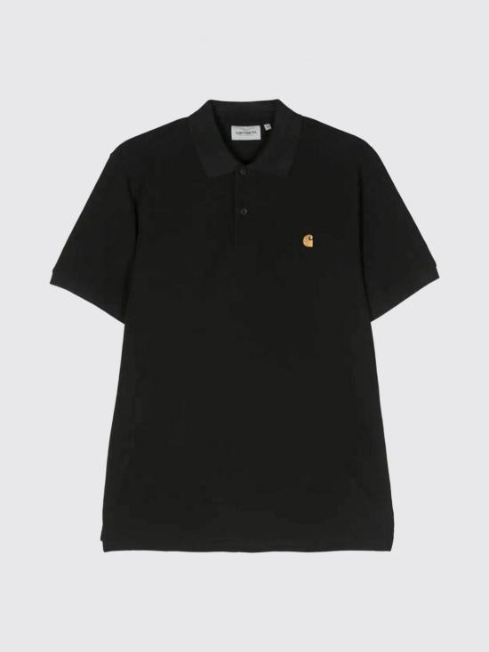 26SS 칼하트 WIP 숏슬리브 체이스 피케 폴로 I023807 00FXX Black - CARHARTT WIP