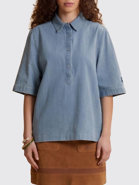 26SS 라 마티나 폴로 티셔츠 WCP004DM108 D7002 Indigo