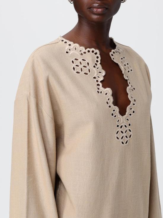 26SS 이자벨마랑에뚜왈 미디 원피스 26PRO0653FBD1J04E 10SA Beige - ISABEL MARANT ETOILE