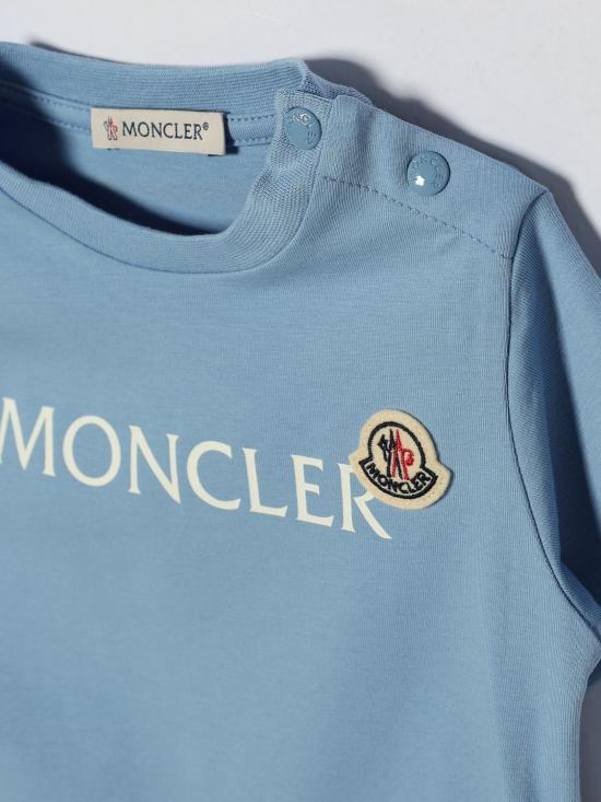 26SS [키즈] 몽클레어 티셔츠 8C0000489AUM 70Q Gnawed Blue - MONCLER