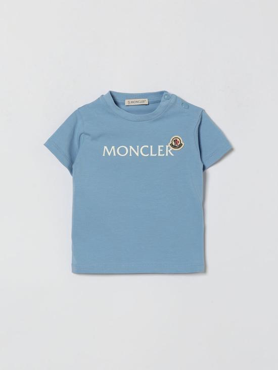 26SS [키즈] 몽클레어 티셔츠 8C0000489AUM 70Q Gnawed Blue