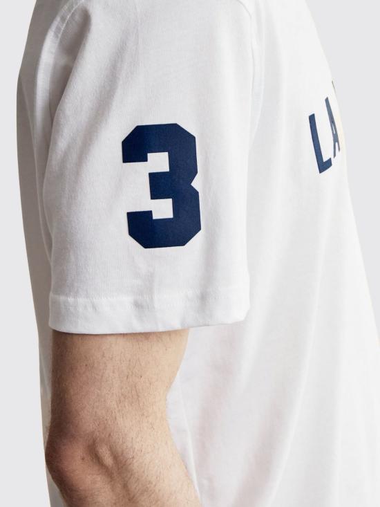 26SS 라 마티나 반팔 티셔츠 MCR322JS388 00001 White - LA MARTINA