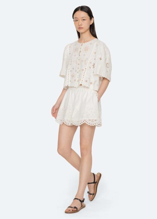  씨뉴욕 숏팬츠 PF26 031 WHITE - SEA NY