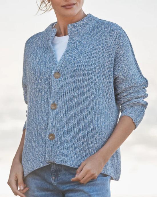  프랭크 앤 에일린 가디건 프랭크 & 아일린 몬테시토 크루넥 카디건 코스트 - FRANK & EILEEN