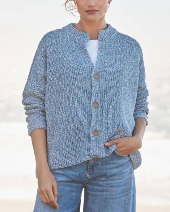  프랭크 앤 에일린 가디건 프랭크 & 아일린 몬테시토 크루넥 카디건 코스트 - FRANK & EILEEN