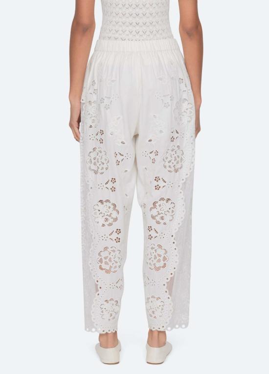  씨뉴욕 스트레이트 팬츠 Sea Ny Gardener Pants White - SEA NY