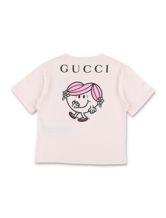26SS [키즈] 구찌 티셔츠 835229XJHRD 5907 PALE PINK - GUCCI