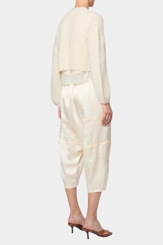  아뜰리에 델핀 가디건 아틀리에 델핀 슈퍼 크롭 코라 카디건 크림 - ATELIER DELPHINE