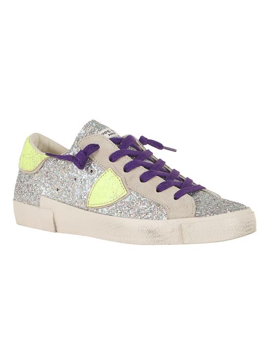 26SS 필립모델 스니커즈 PRLD GG07 GG07 GLITTER ARGENT - PHILIPPE MODEL