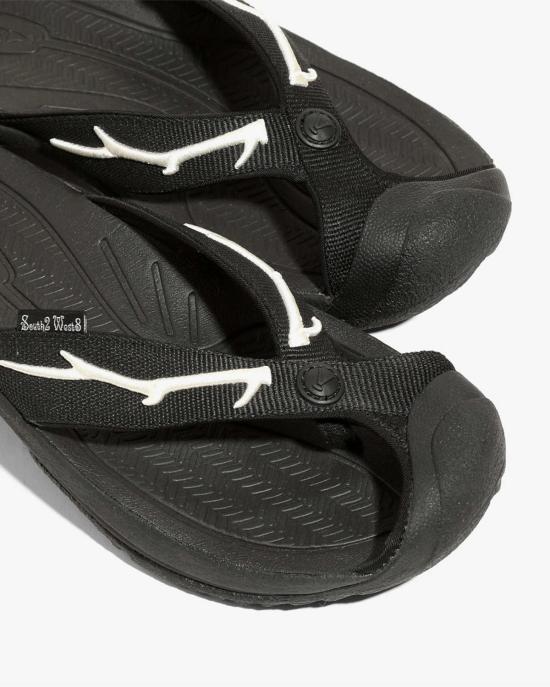 KEEN X SOUTH2 WEST8 뮬/슬리퍼 Keen X South2 West8 Waimea H2 사슴뿔 자수  블랙 - OTHER BRANDS